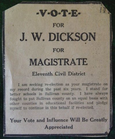 John Wilburn Dickson Magistrate